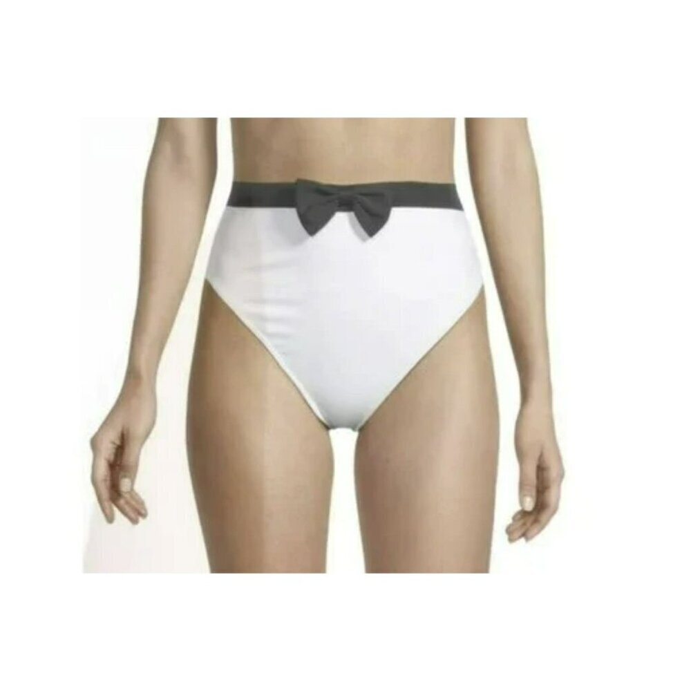 Caroline Constas $160 Tuxedo Gale Bikini Bottom Swim Medium NWT